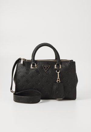 Guess CRESIDIA STATUS SATCHEL - Sac à main - black