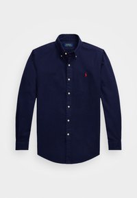 CUSTOM FIT BRUSHED FLANNEL SHIRT - Chemise - newport navy