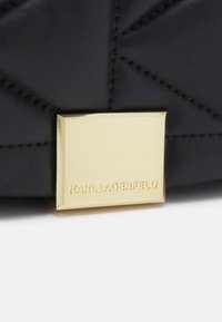 KARL LAGERFELD SMALL K/KUILT - Torba čez telo - black