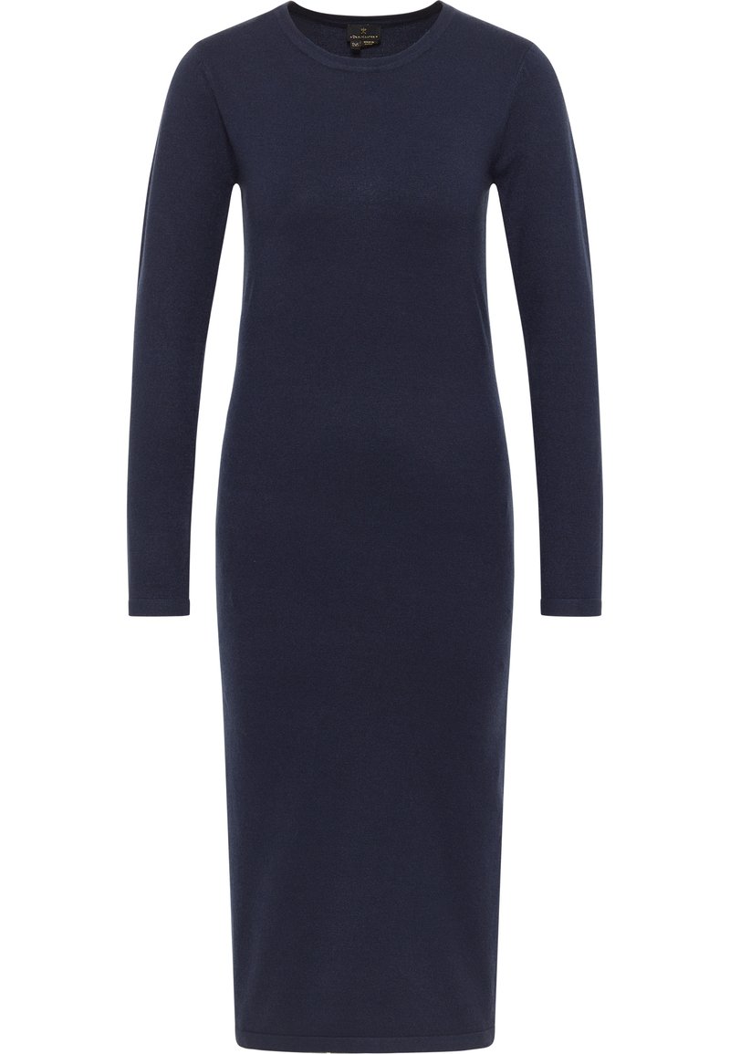dreimaster Gebreide jurk donkerblauw