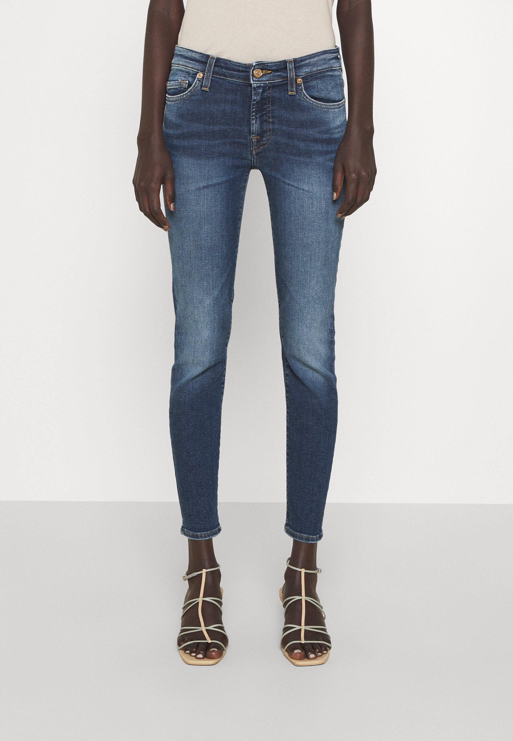 Women PYPER CROP SLIM ILLUSION ABOVE - Jeans Skinny Fit Women PYPER CROP SLIM ILLUSION ABOVE - Jeans Skinny Fit