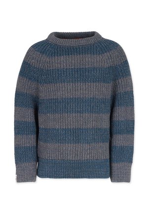 STRIPED  - Neule - dark petrol grey