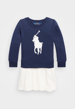 TENNIS DAY DRESS - Jersey dress - refined navy