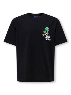 T-shirt imprimé - black