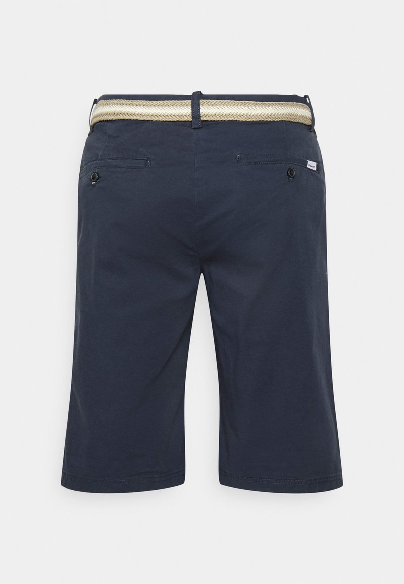 Herren Chino Shorts | Lindbergh SUPERFLEX BELT Shorts dark blue/dunkelblau - KP69208 Herren Chino Shorts | Lindbergh SUPERFLEX BELT Shorts dark blue/dunkelblau - KP69208