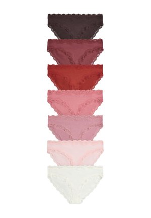 THE SET, 7 PACK - Braguita brasileña - rust brown blush pink