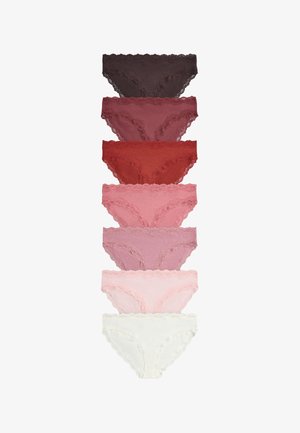 THE SET, 7 PACK - Braguita brasileña - rust brown blush pink
