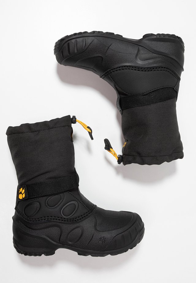 ICELAND HIGH - Talvisaappaat - black/burly yellow