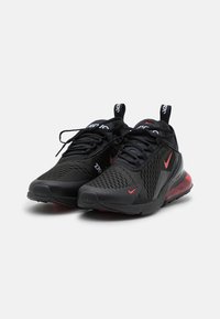 Nike Sportswear NIKE AIR MAX 270 - Matalavartiset tennarit - black/university red/white