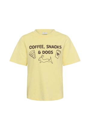 Kaffe, KAAMSE T-SHIRT - T-shirt imprimé - sunlight