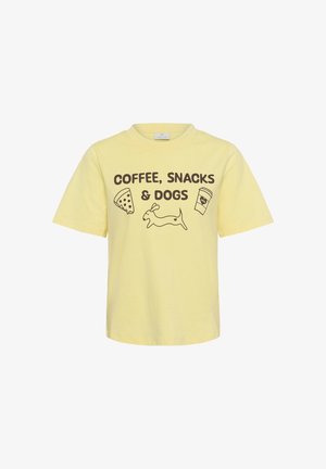 Kaffe, KAAMSE T-SHIRT - T-shirt imprimé - sunlight