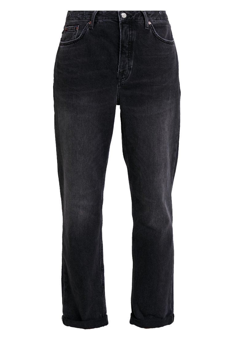 Topshop Relaxed fit jeans zwart denim/blackdenim