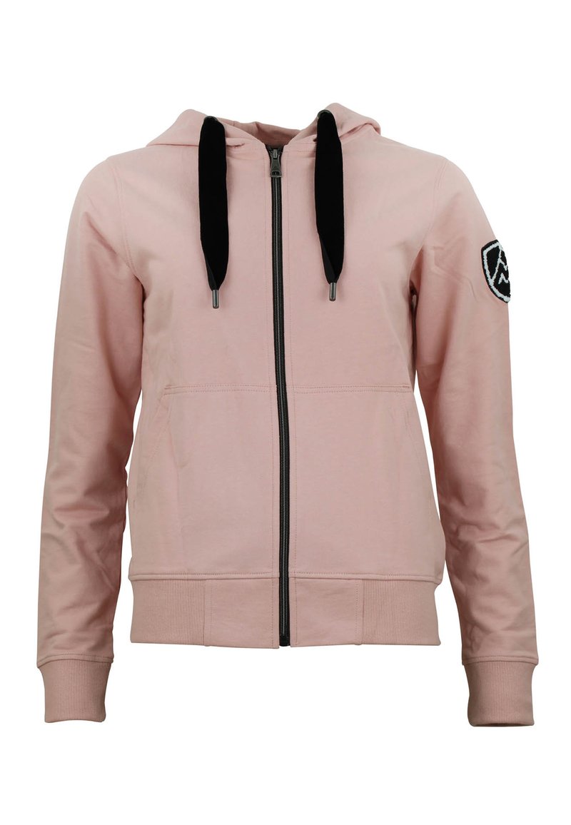 Peak Mountain Sweat zippé - rose