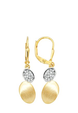 Boucles d'oreilles - weiß/gold-coloured