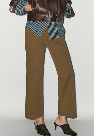 Massimo Dutti, BERMUDA , ciemnobrązowy