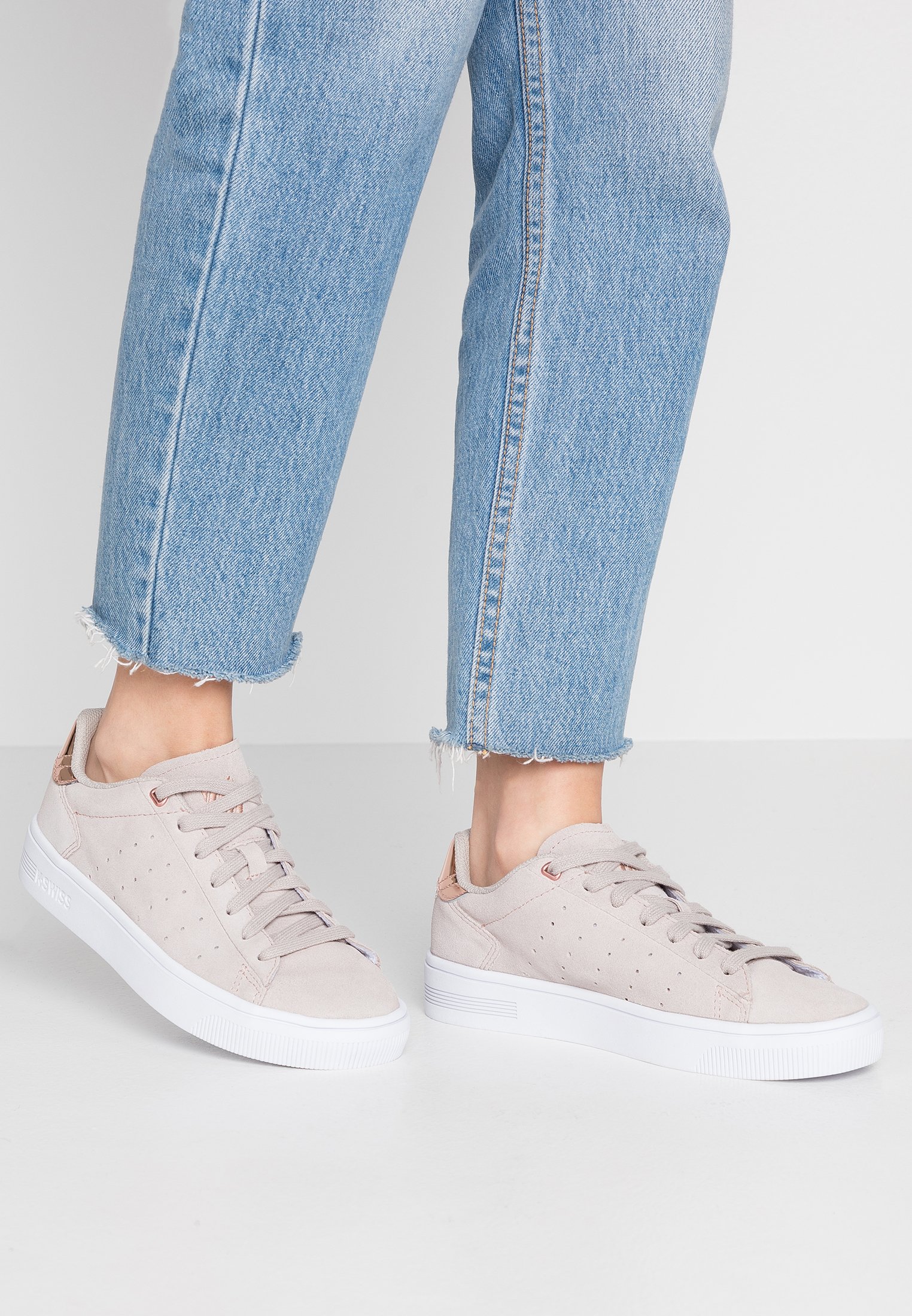 k swiss rose gold sneakers