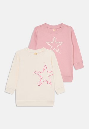 2 PACK - Sweatshirt - light pink/white