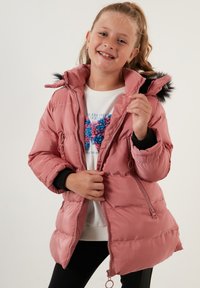 LELA REGULAR FIT - Ziemas mētelis - powder pink