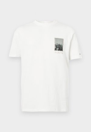 PHOTO TEE - Nyomott mintás póló - ecru