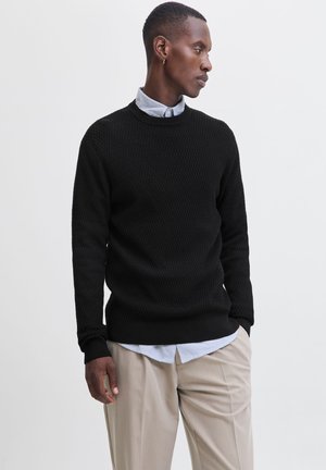 Jack & Jones PREMIUM, Knitted Knitted - Svetrík - black