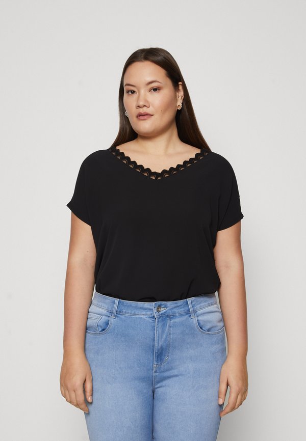 CARTANI V NECK - Print T-shirt