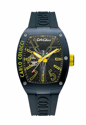 HERRENUHR AUTOMATIK CC100 - Watch - gelb   silikonarmband blau