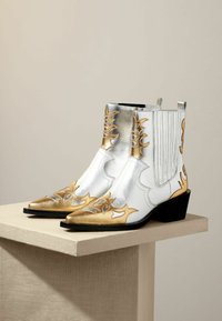 Next REGULAR FIT - Cowboy/motoros bokacsizma - metallic