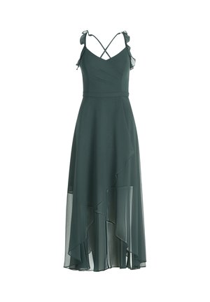 Vera Mont, VERA MONT ABENDKLEID MIT VOLANT - Robe longue - dusty slate