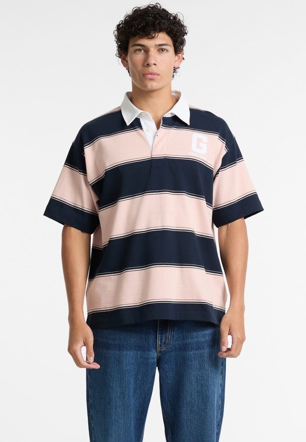 Poloshirt - mehrfarbe rose