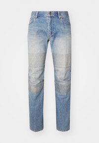 MOTO WORKER - Blugi drepți - tinted mid