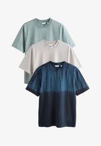 Niet geselecteerd, grey tie dye green stone