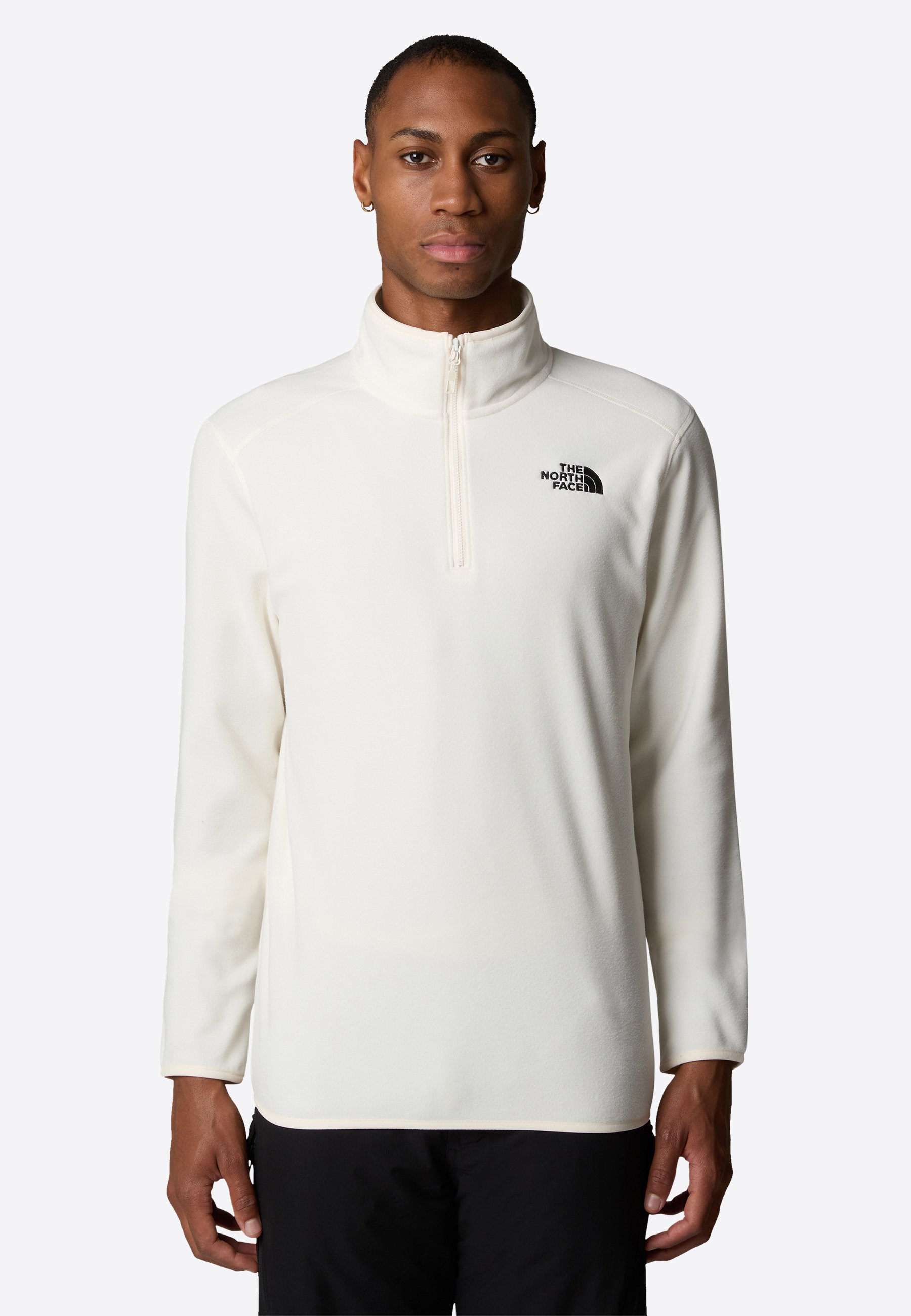 The North Face GLACIER 1/4 ZIP - Fleece jumper - white dune-npf 