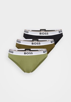 POWER 3 PACK - Briefs - green/black/olive