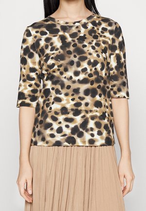 Print T-shirt - beige