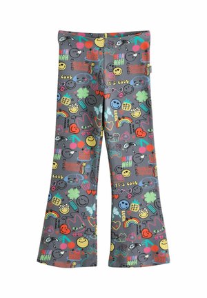 Next, FLARE LEGGINGS - Stoffhose - grey smiley world