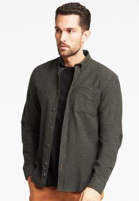 Lindbergh BRUSHED LS - Camisa - army