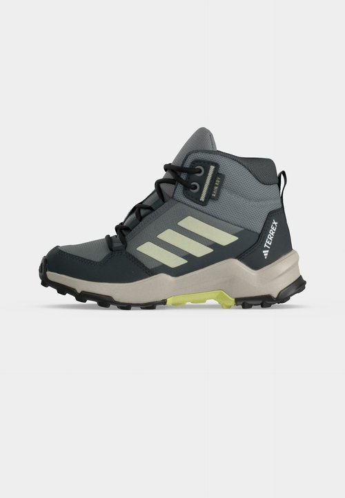 adidas AX4R MID UNISEX - Hiking shoes - grey four/dual yellow/carbon — foto 2