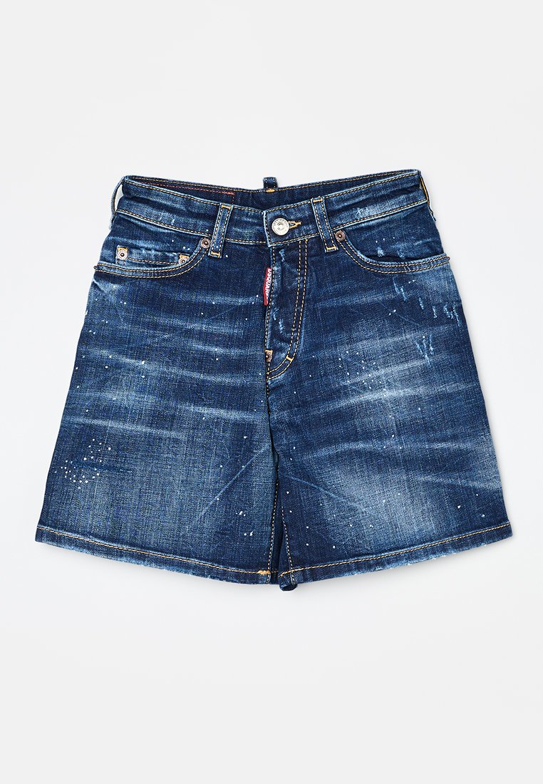 Dsquared2 Jeansshort donkerblauw