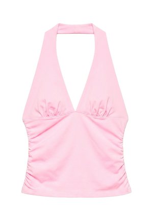 PULL&BEAR, GATHERED HALTER - TOP - Débardeur - pink