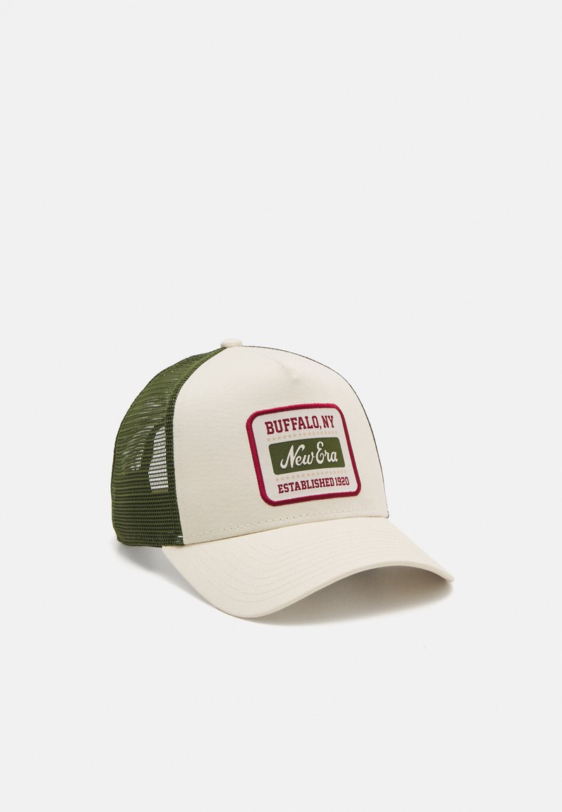 New Era SCRIPT PATCH TRUCKER UNISEX - Cappellino - cream