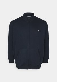 Jack & Jones Felpa con zip - dark blue