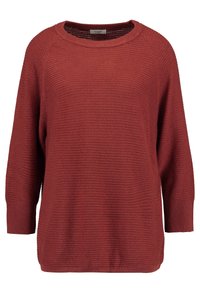 JDY Strickpullover - dark red