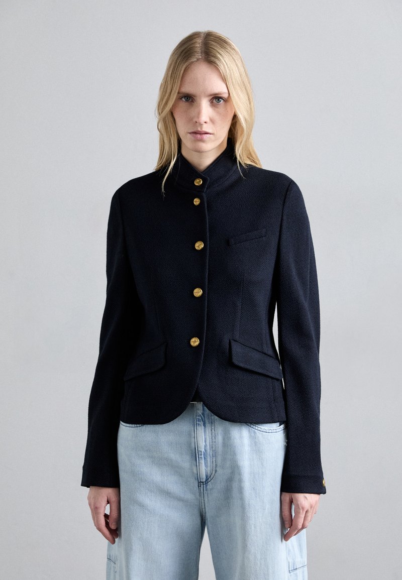 rag & bone - SLADE CROPPED TEXTURED - Blazer - navy, Vergrößern