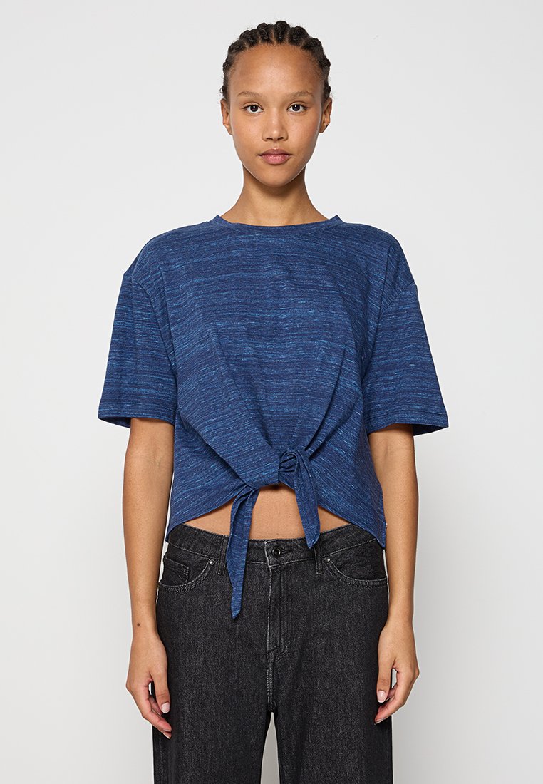 Scotch & Soda T-shirt basic donkerblauw Scotch & Soda T-shirt basic donkerblauw