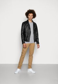 Jack & Jones Langærmet T-shirt - light grey