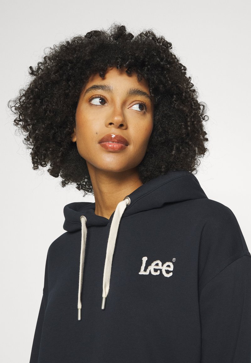 Lee ESSENTIAL HOODIE - Sweatshirt - unionall black/black - Zalando.ie