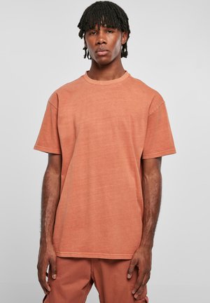 HEAVY GARMENT DYE TEE - T-Shirt basic - terracotta