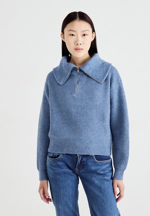 MSCH Copenhagen GYTTA ZIP  - Jumper - bluefin melange