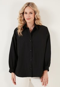 LELA Hemdbluse - black