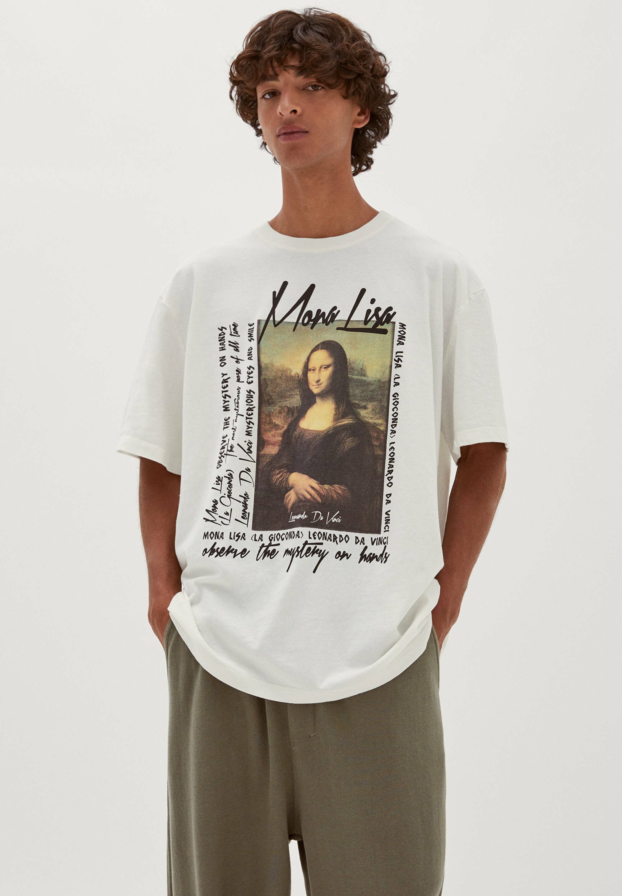pull and bear mona lisa shirt